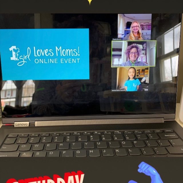 Global Event for Moms and girls! Happening now 💜#girlpowergo #mothersdayevent
